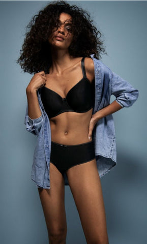 Freya Idol Moulded Balcony Bra - Black