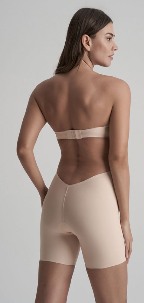 Bye Bra Low Back Mid Waist Smoothing Shorts - Caffe Latte