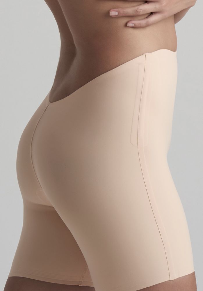 Bye Bra Low Back Mid Waist Smoothing Shorts - Caffe Latte