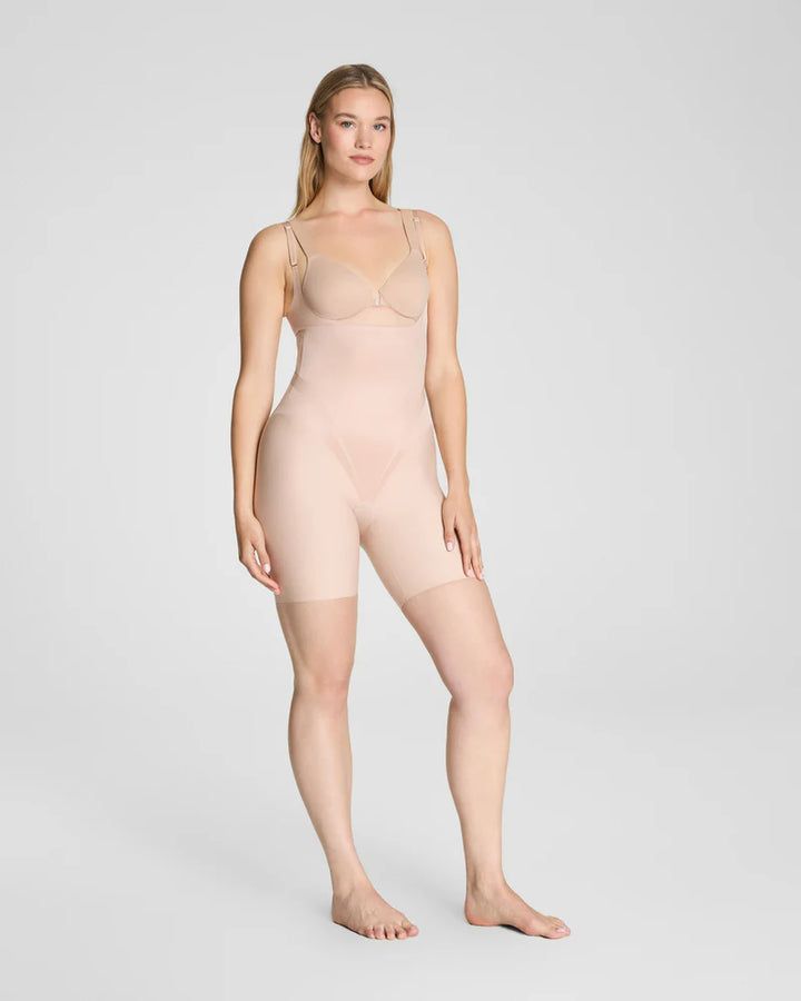 SPANXsupersculpt™ Transform Open-Bust Mid-Thigh Bodysuit