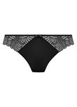 Freya Alanna Thong in Black - cut-out detail