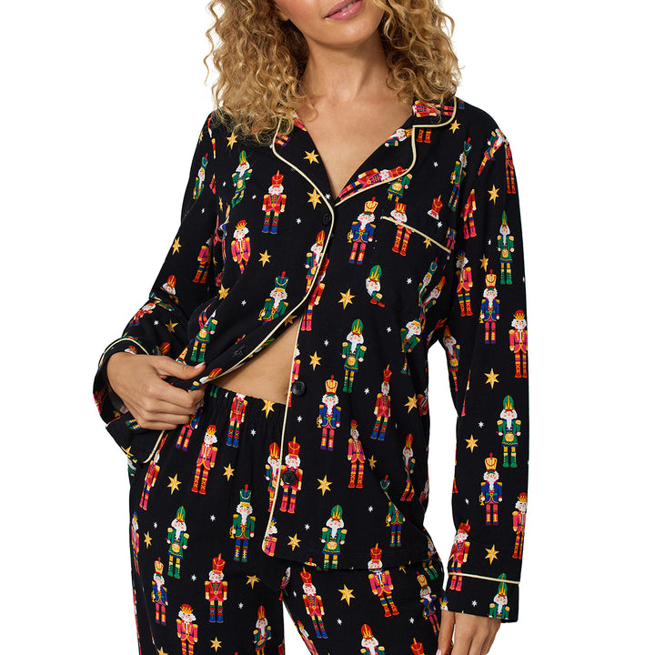Twinkle Drum Long Sleeve Classic Stretch Jersey Long PJ Set