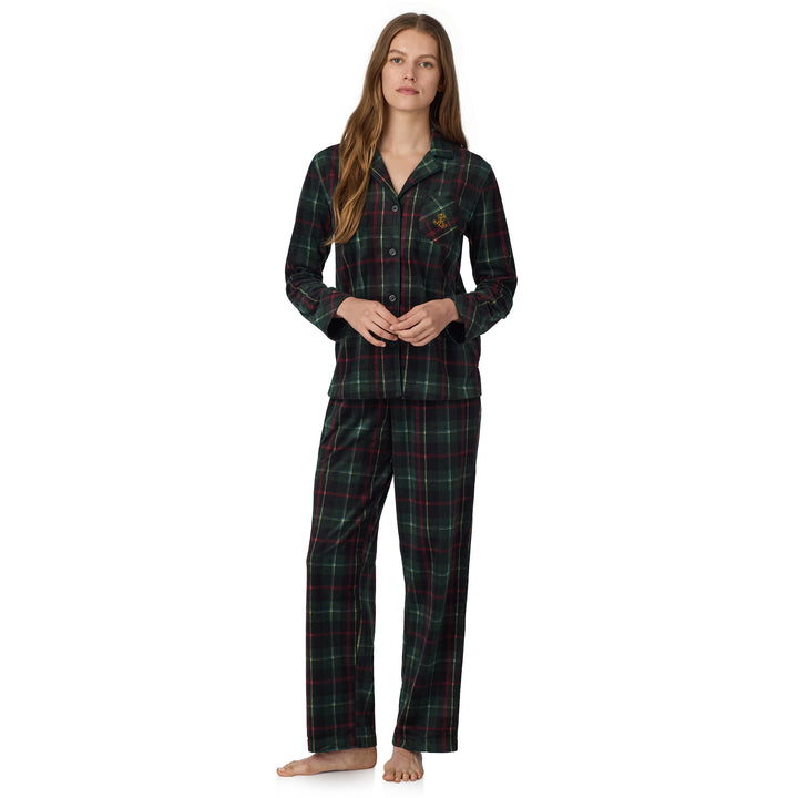 Ralph Lauren Plaid Microfleece Sleep Set