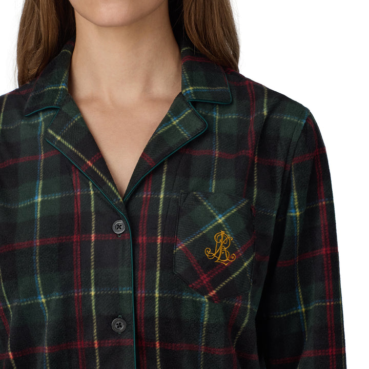 Ralph Lauren Plaid Microfleece Sleep Set
