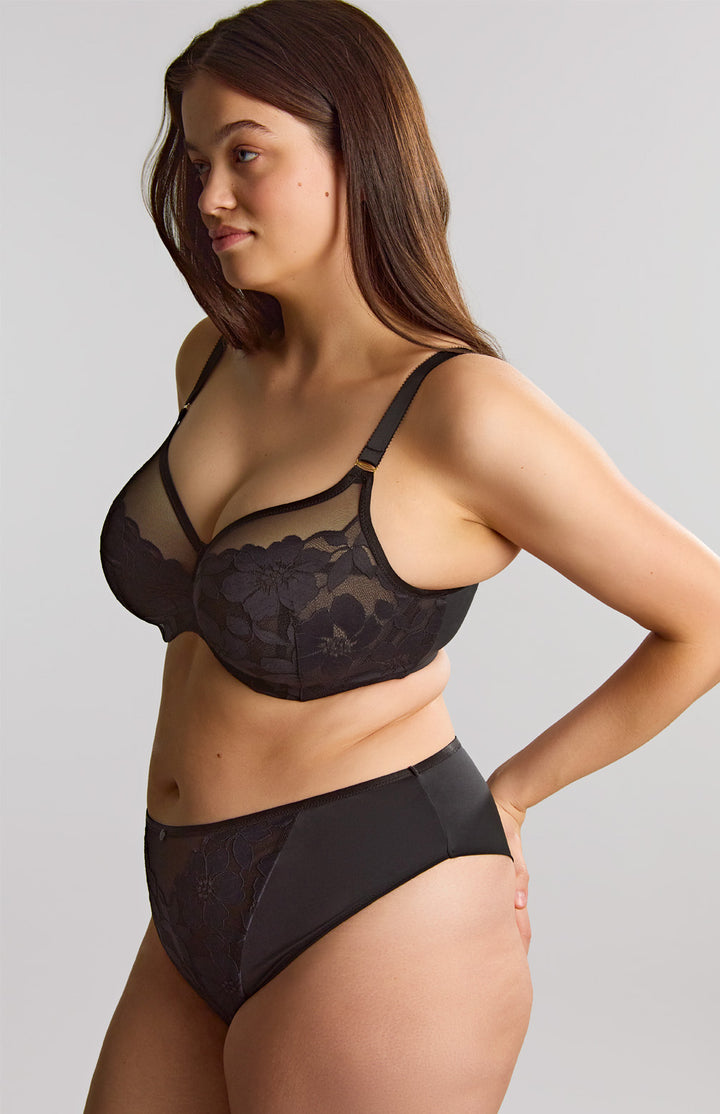Sculptresse Flora Full Cup Bra Black