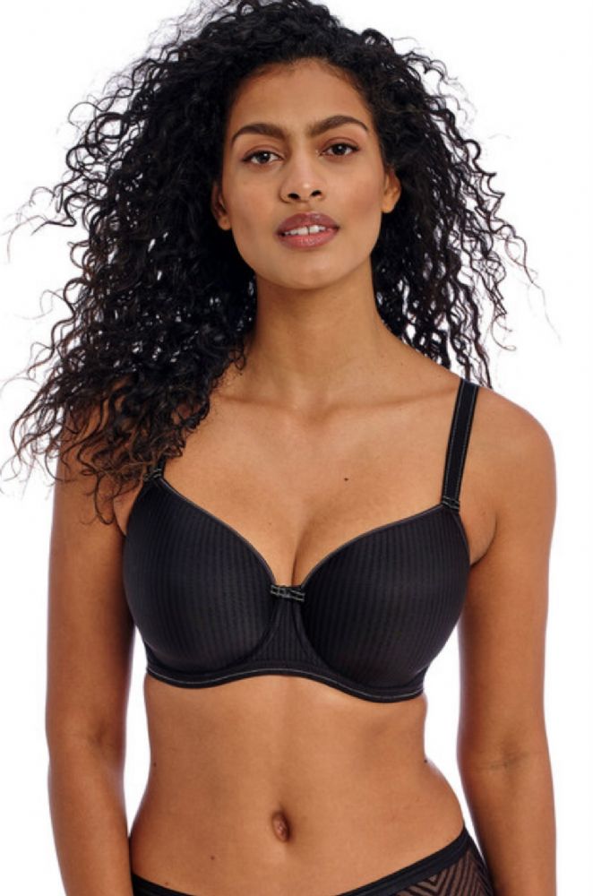 Freya Idol Moulded Balcony Bra - Black