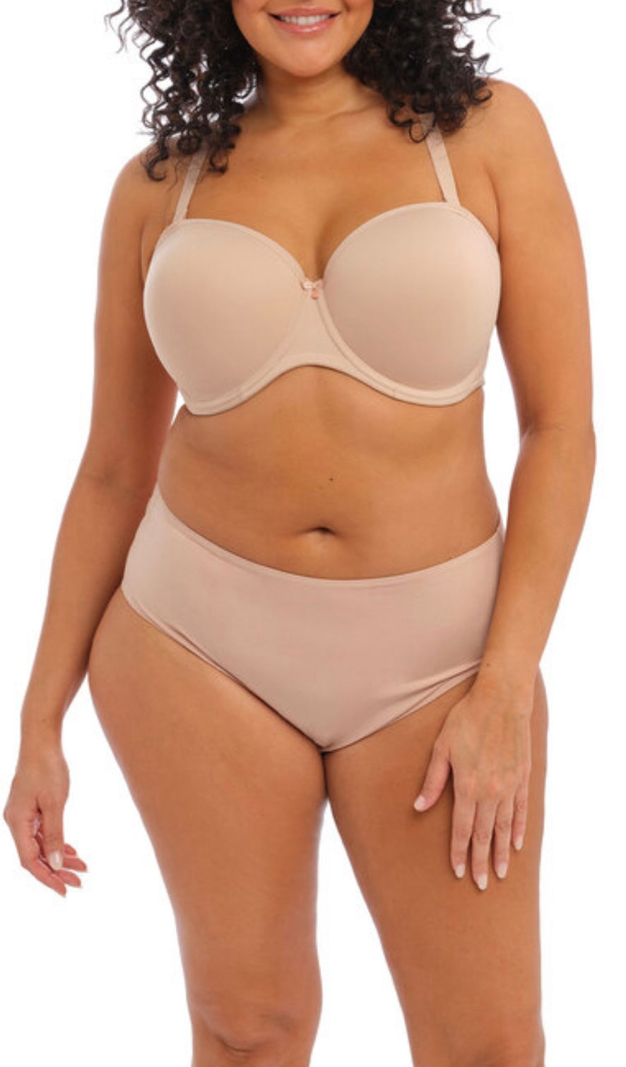 Elomi Moulded Strapless - Nude