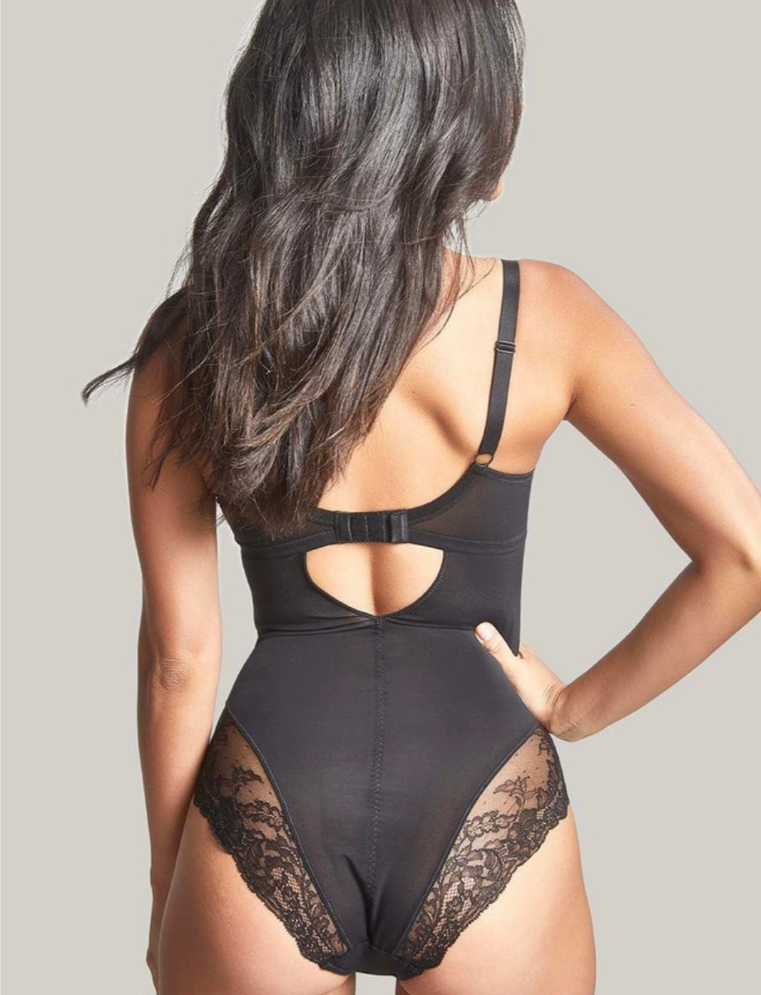 Panache Ana Plunge Body in Black