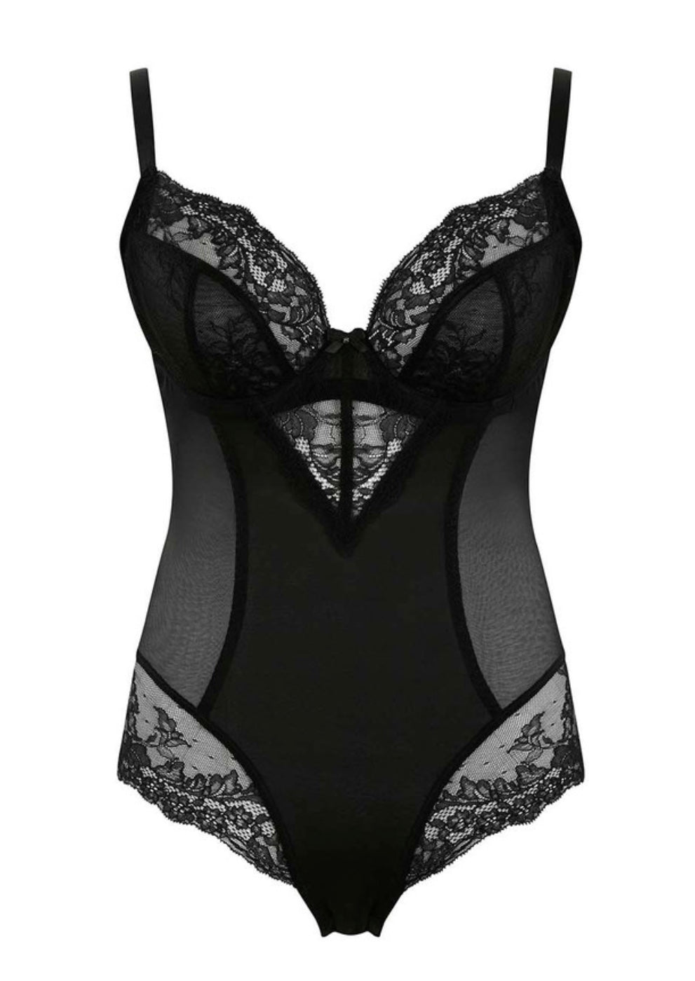 Panache Ana Plunge Body in Black