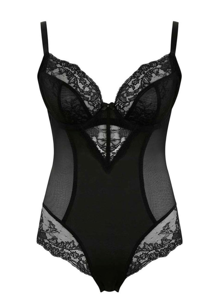 Panache Ana Plunge Body in Black