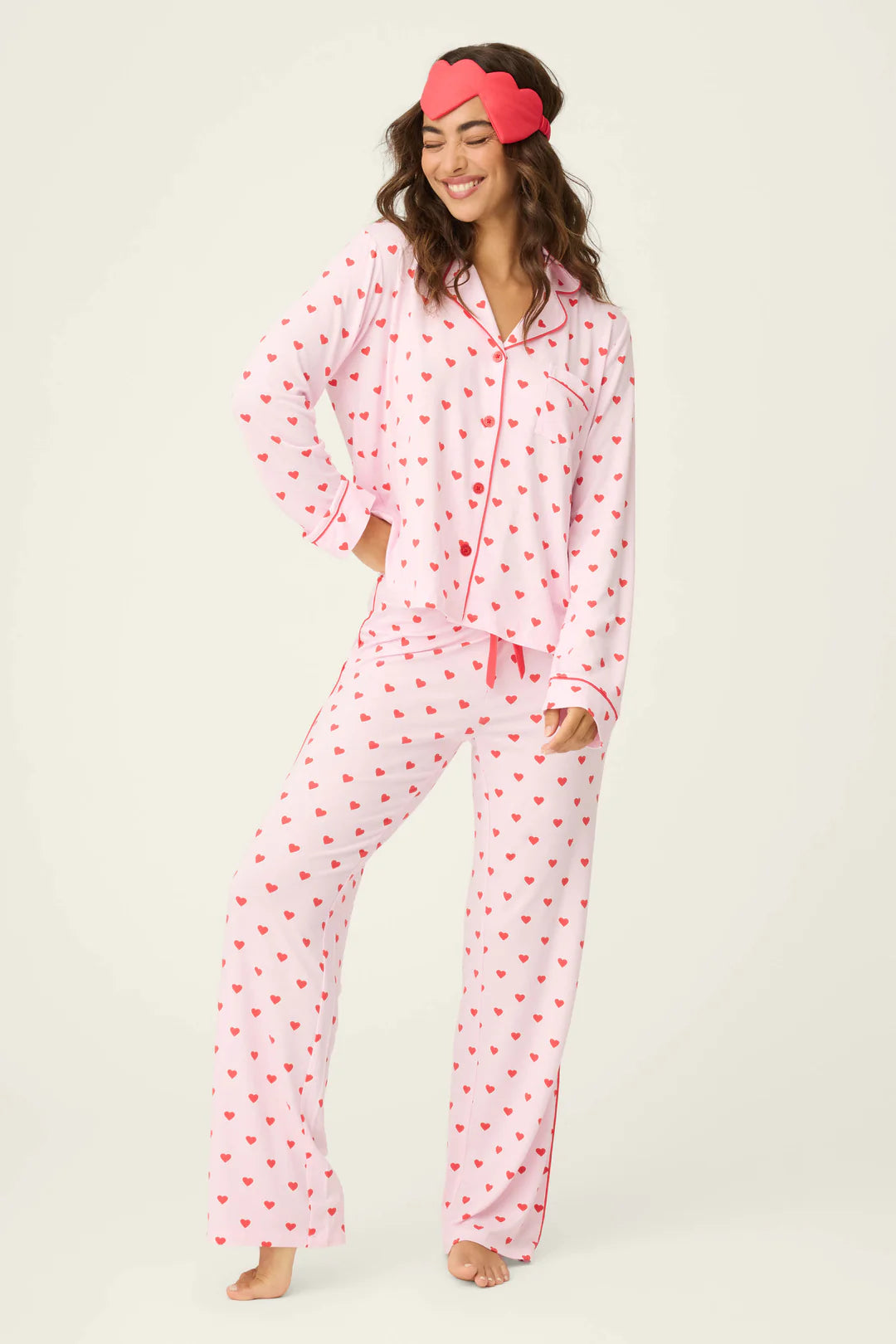 Wildest Dreams Heart Print 3-Piece PJ Set
