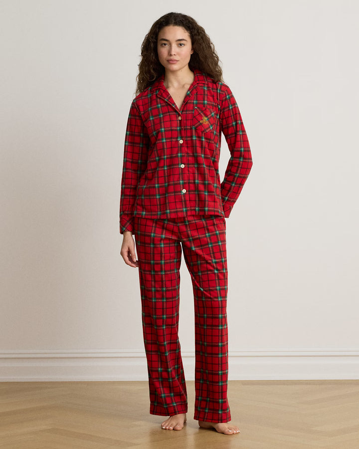 Ralph Lauren Plaid Microfleece Sleep Set