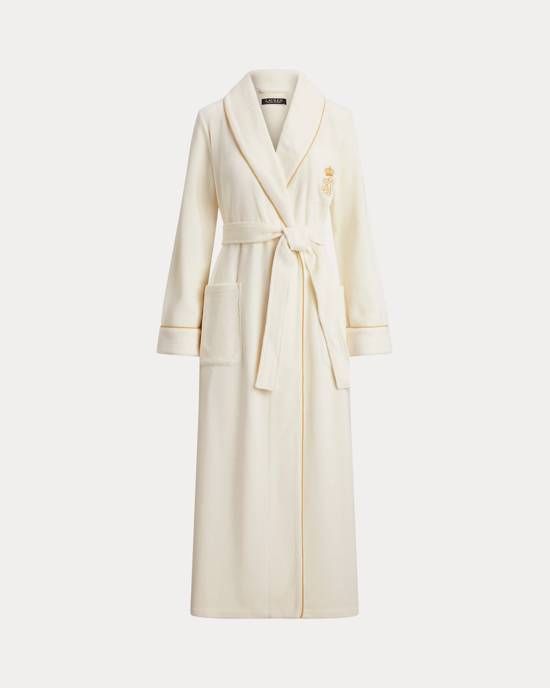 Microfleece Long Shawl-Collar Robe